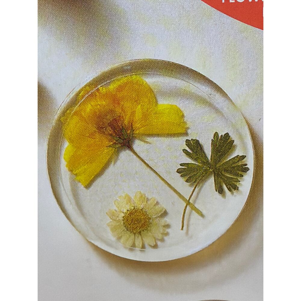 Pressed Flowers Resin Coaster DIY Art Kit - Mondo Llama New in Box - Picture 4 of 8